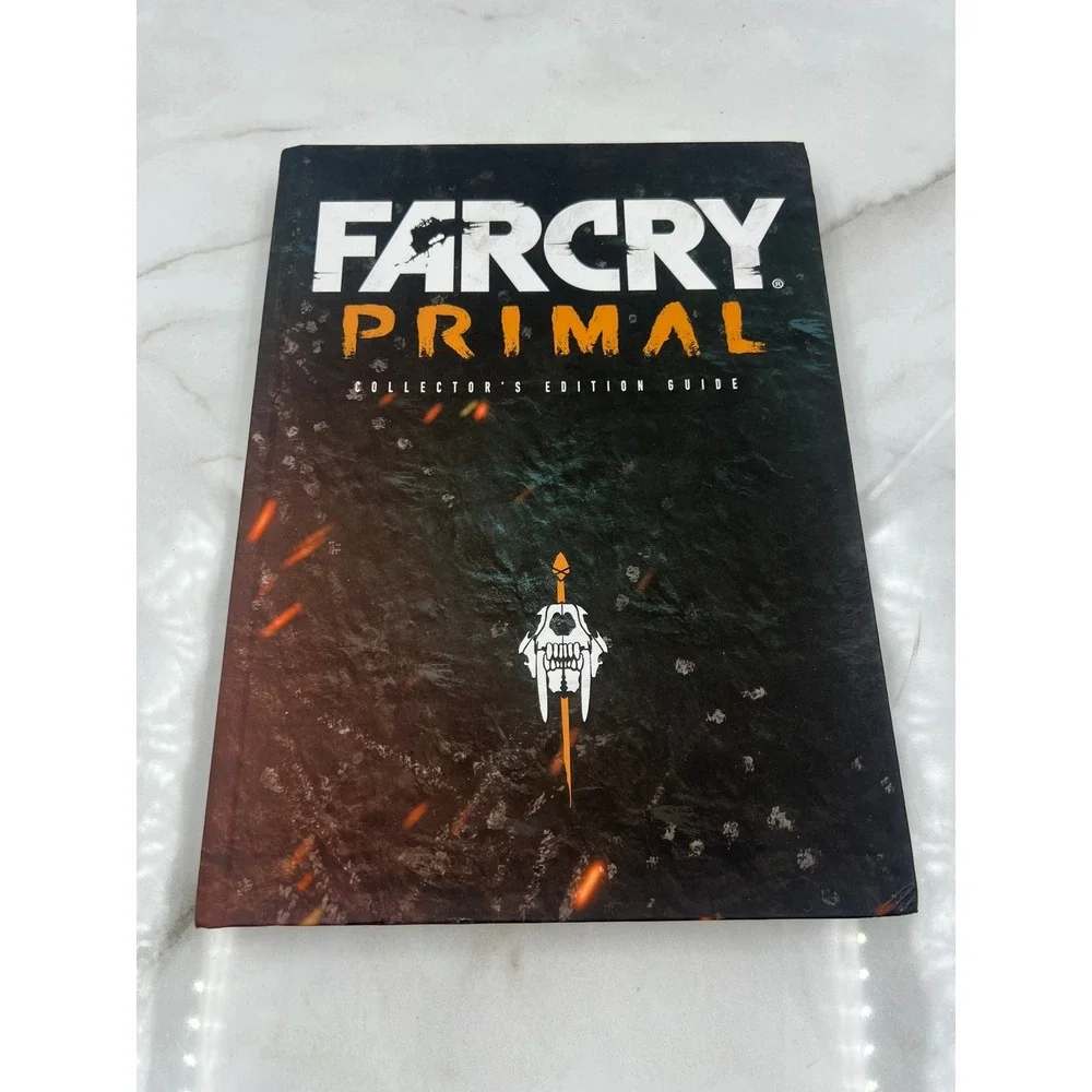 Far Cry Primal Collector's Edition Strategy Guide Hardcover Prima Games Stickers